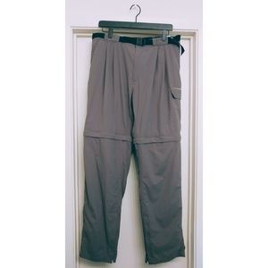 REI Exofficio Convertible Cargo Pants 34×33